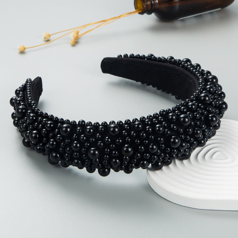 Baroque Pearl Headband Handmade Cute Hair Accessory