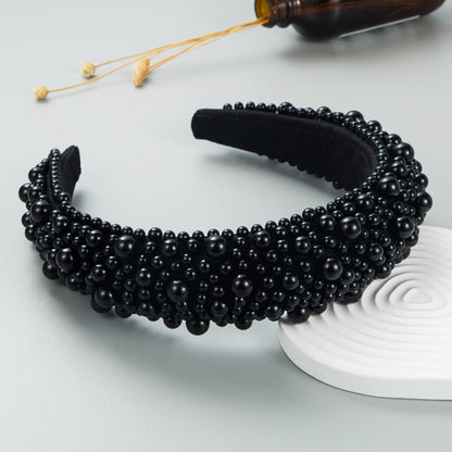 Baroque Pearl Headband Handmade Cute Hair Accessory