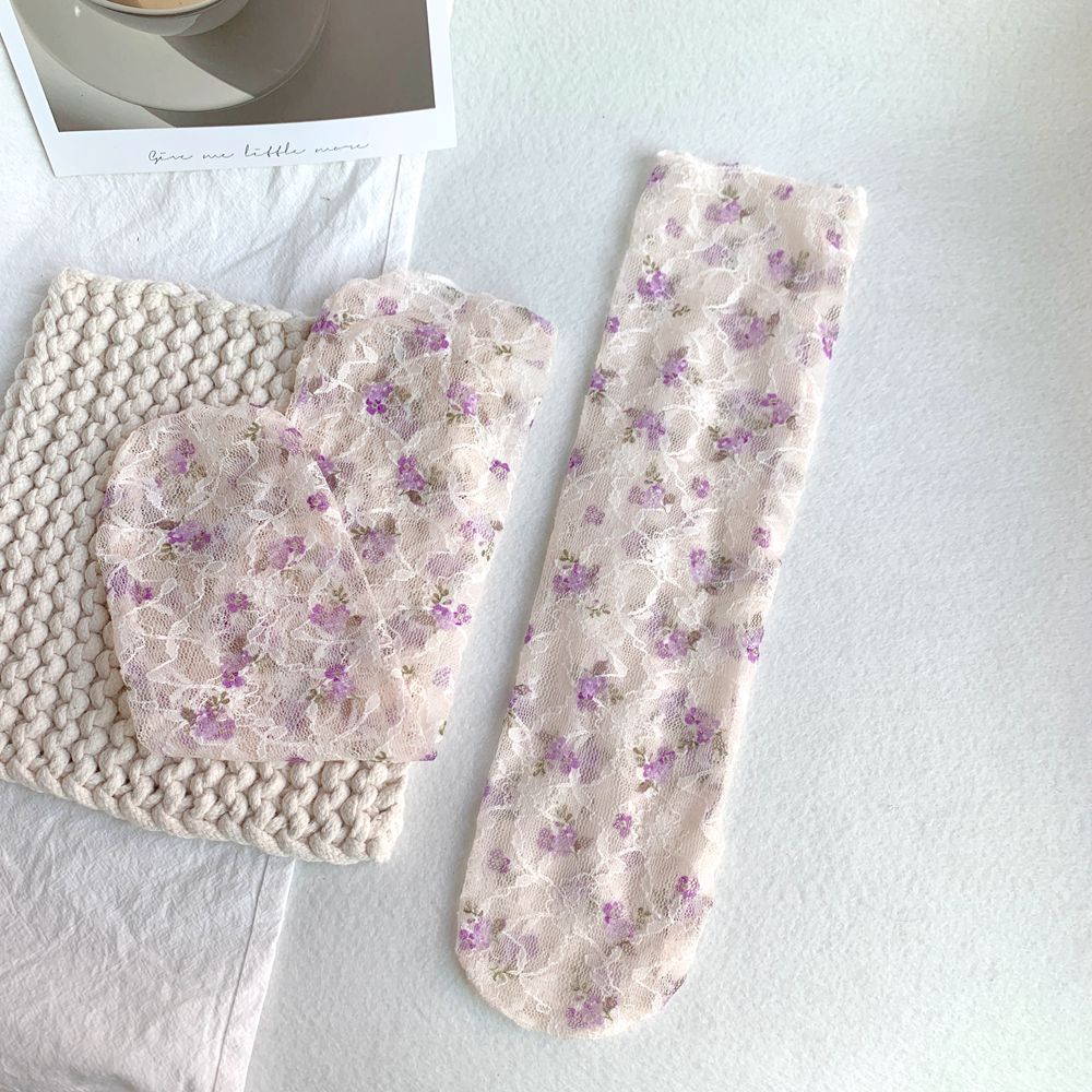 Rufia -  Garden Series Lace Loose Socks