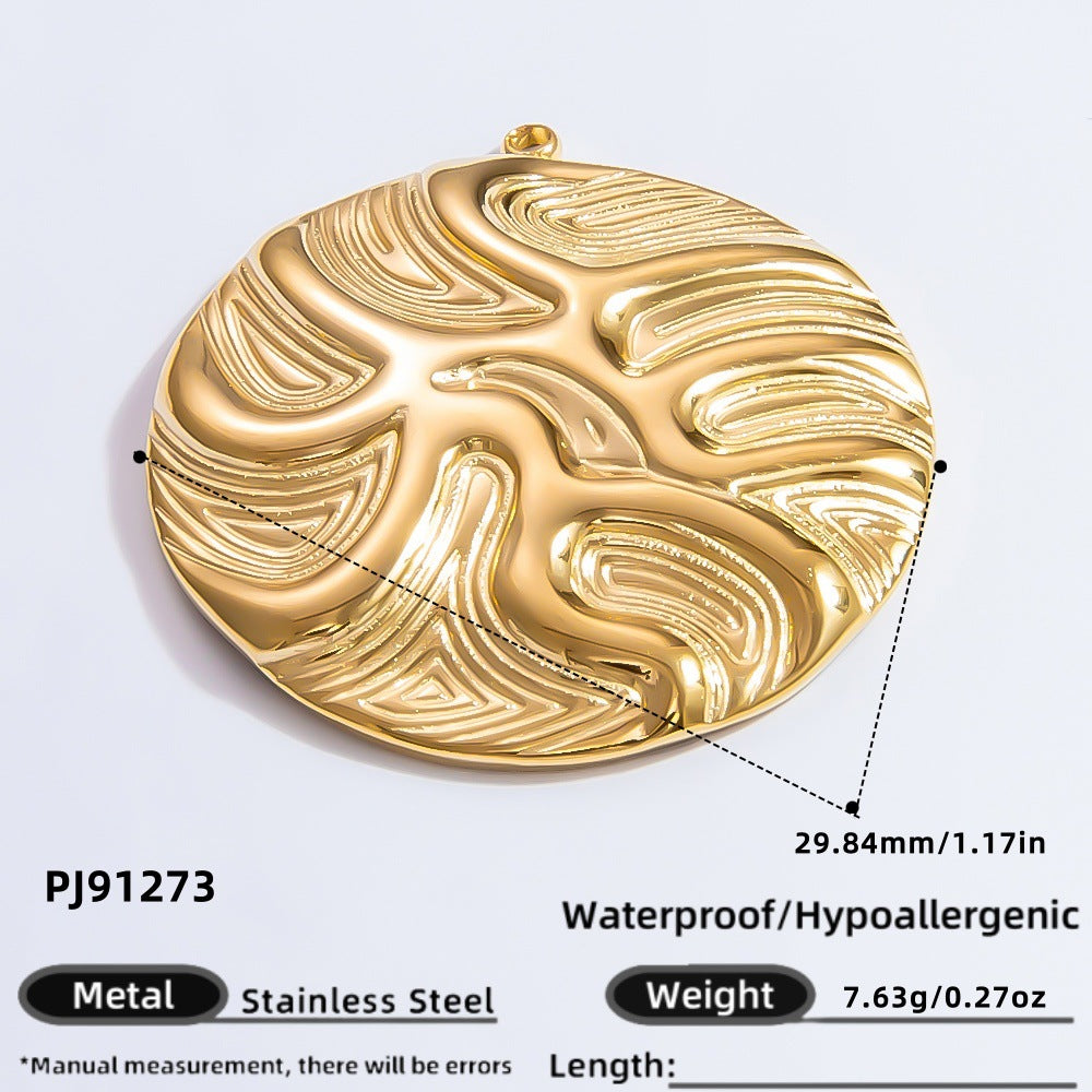 Trendy DIY Jewelry Accessories Heart Shaped Pendant Necklace and Bracelet Set