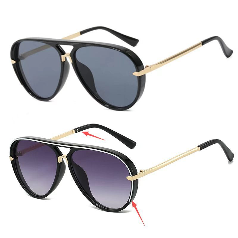 Trendy Oversized Sunglasses Retro Frog Eyewear