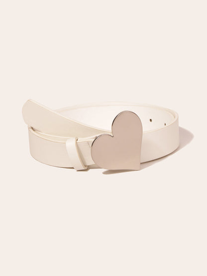 Love Shaped Punk Street Leather Belt