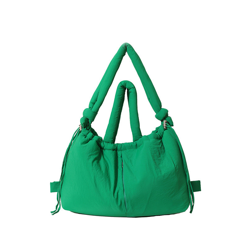 Large Capacity Nylon Tote Bag Stylish Casual Shoulder Bag