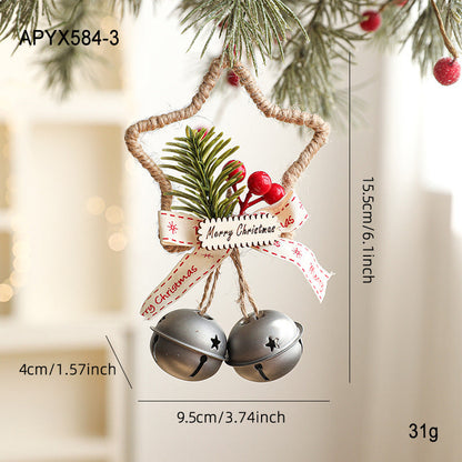 Star Jingle Bell Handmade Christmas Hanging