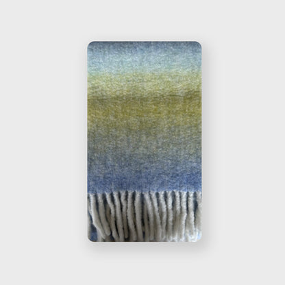 Gradient Wool Blend Scarf Women's Thick Warm Stylish Neck Wrap