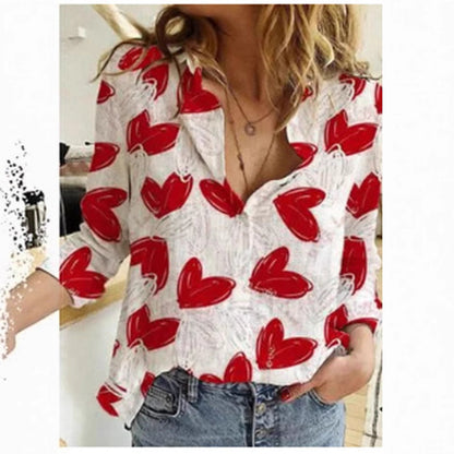 Floral Print Long Sleeve Shirt Comfortable Casual Style