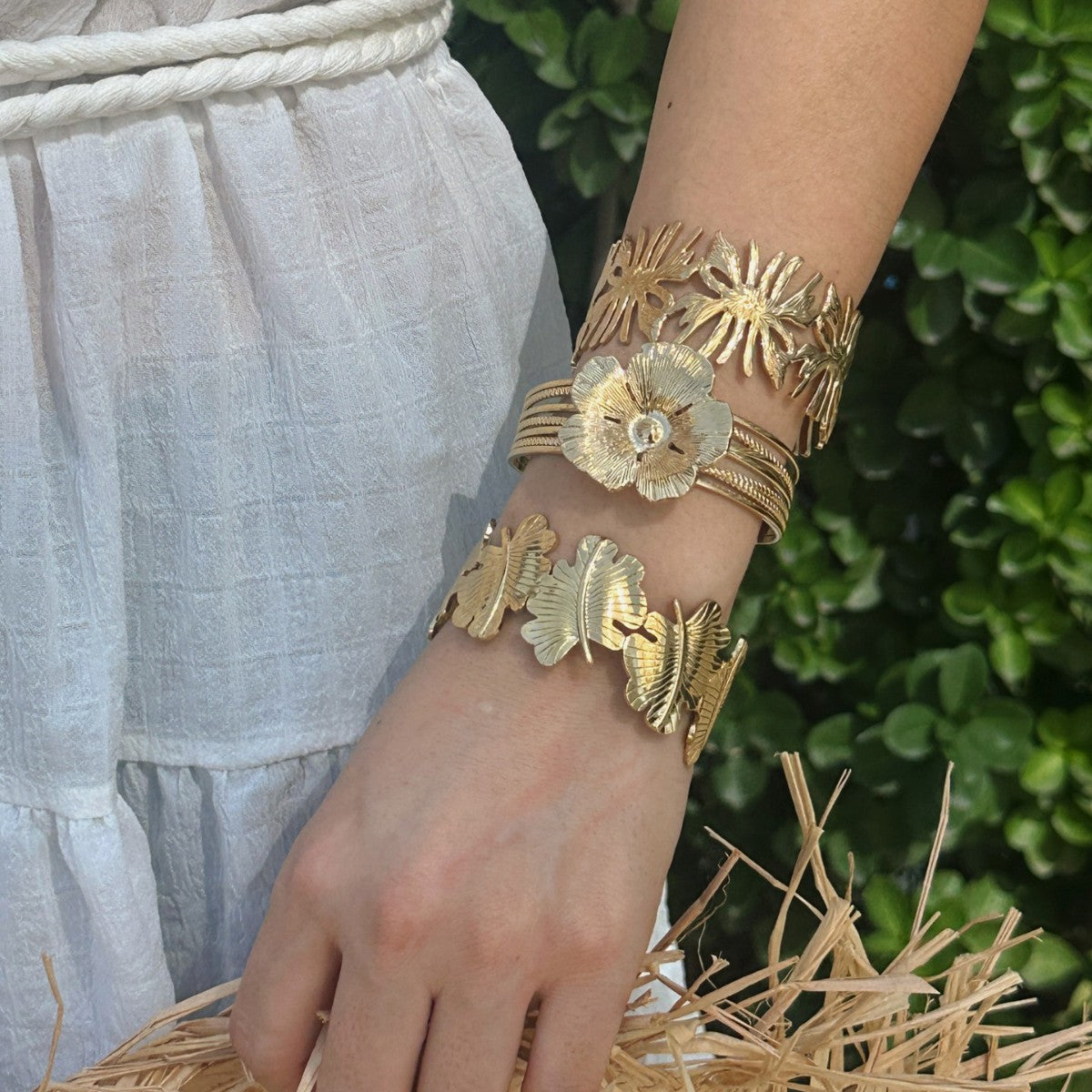 Vintage Irregular Hollow Geometric Bracelet
