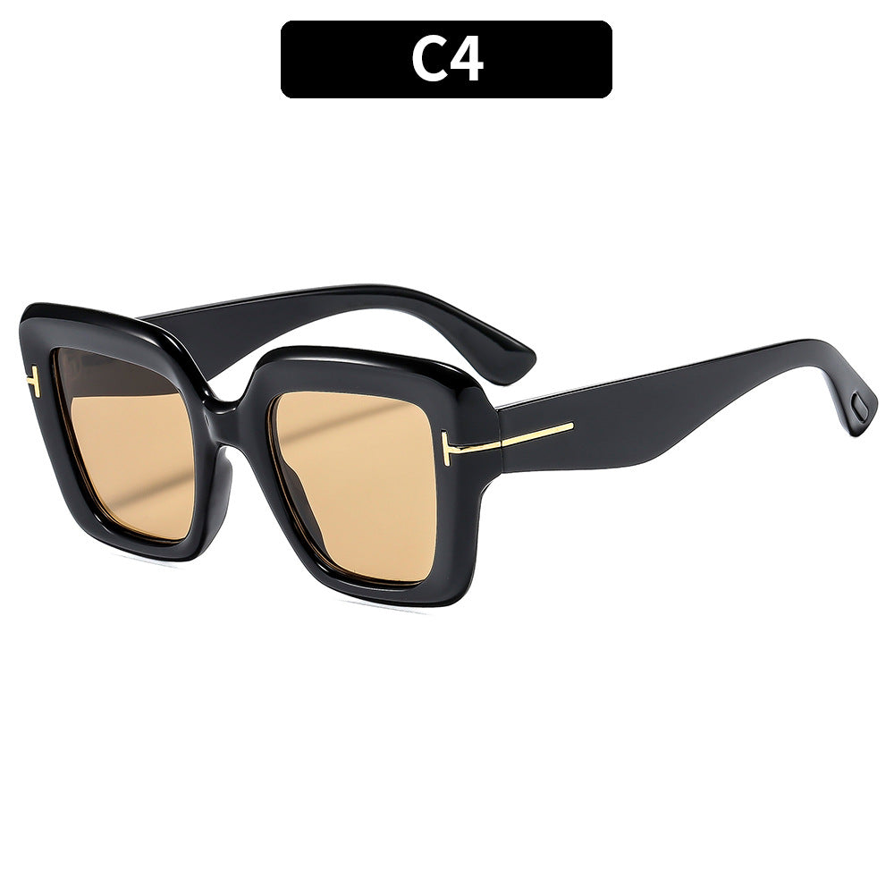 Square Frame Sunglasses For Women Stylish Fashion UV Protection