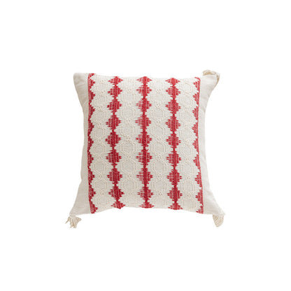 Minimalist Christmas Jacquard Tassel Cushion Covers