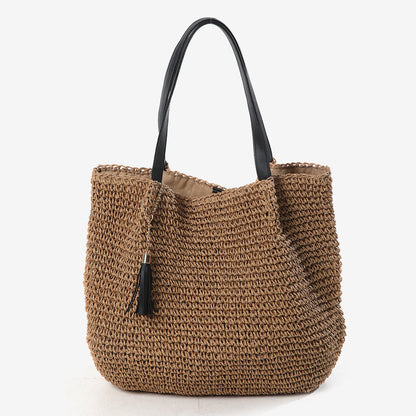 Baggie - Large Capacity Vintage Straw Woven Bag