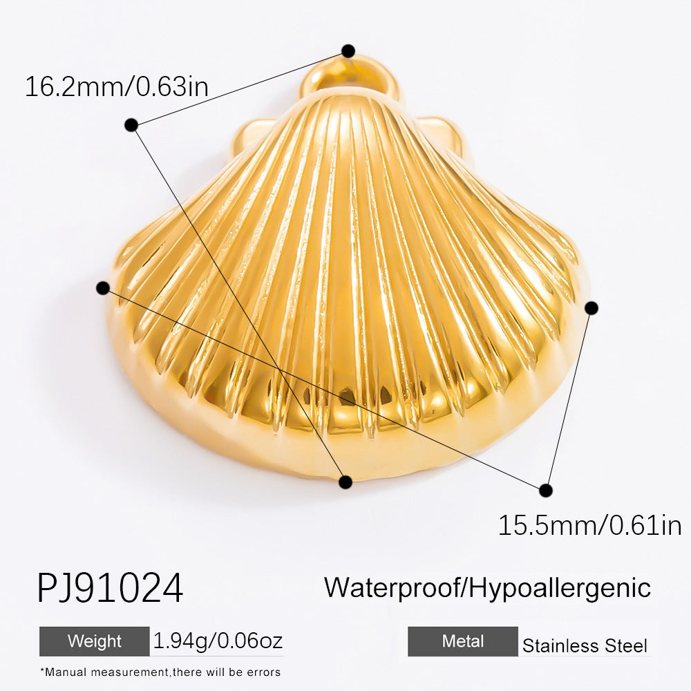 Fashionable DIY Jewelry Pendant Necklace Stainless Steel 18K Gold Plated