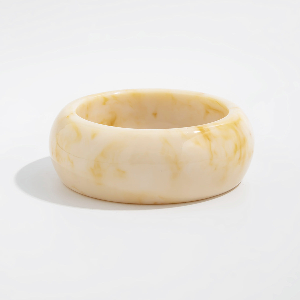 Irregular Ombre Resin Bangles Trendy Casual Bracelet