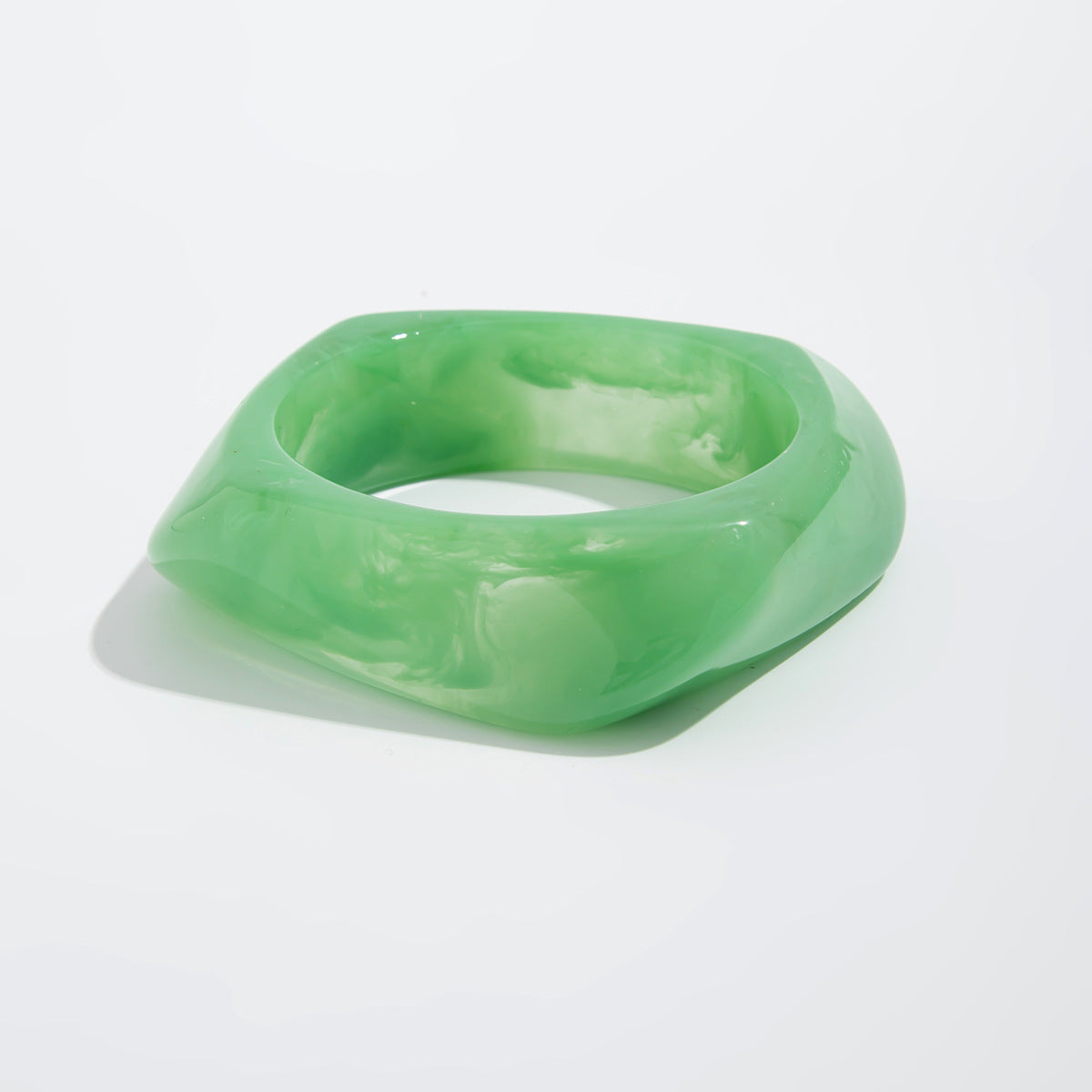 Geometric Acrylic Bangle Bracelet Trendy Ins Style For Women