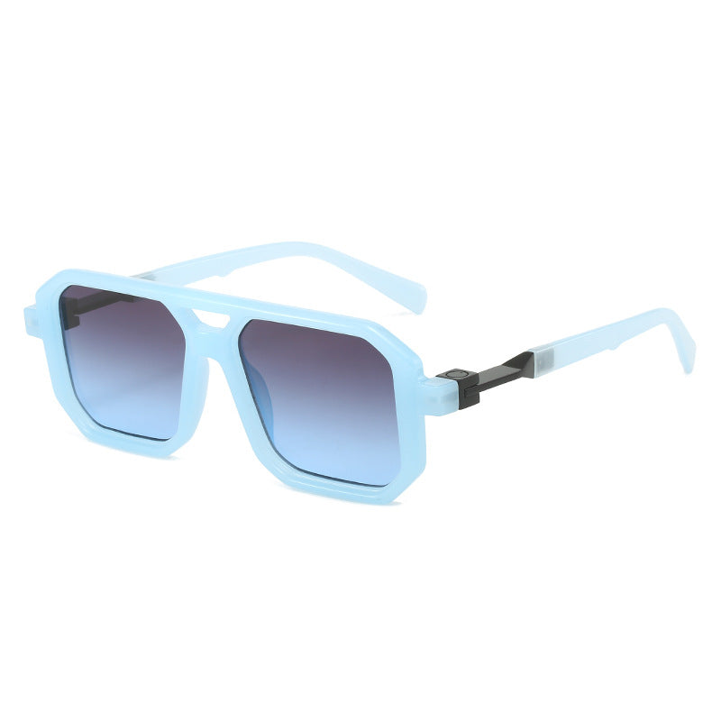 Square Sunglasses Retro Stylish Pilot Shades UV400 Protection