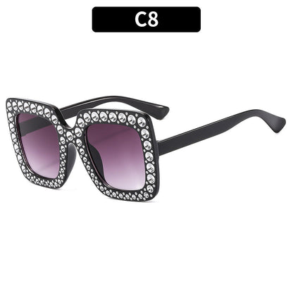 Bling Round Sunglasses for Kids Stylish UV400 Beach Sunglasses
