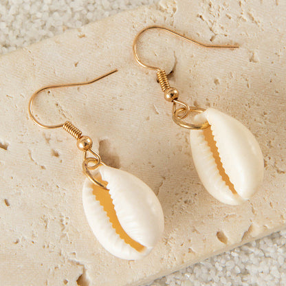 Bohemian Shell Starfish Drop Earrings Holiday Beach Set