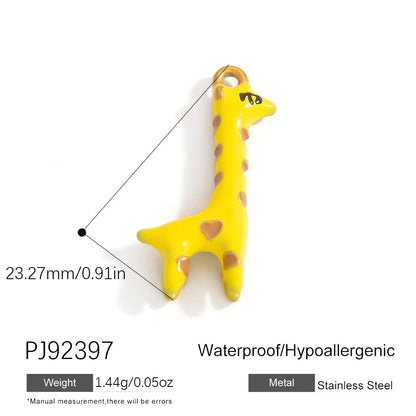 Rainbow Unicorn Stainless Steel DIY Pendant Jewelry for Bracelets and Necklaces