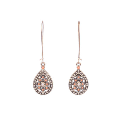 Trendy Vintage Boho Tassel Earrings Alloy Drop Dangle Jewelry Set