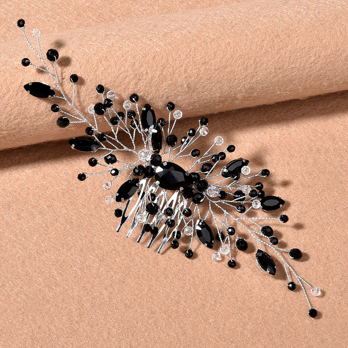 Bridal Wedding Hair Accessories Handmade Rhinestone Hair Comb