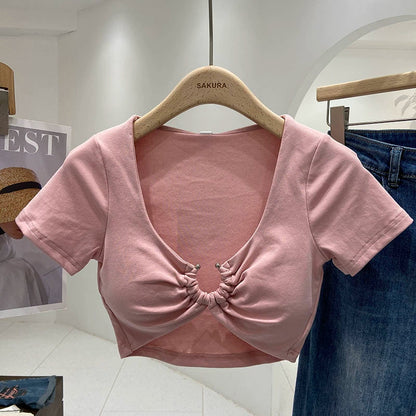 Vesty - Slim Fit Cropped T-Shirt