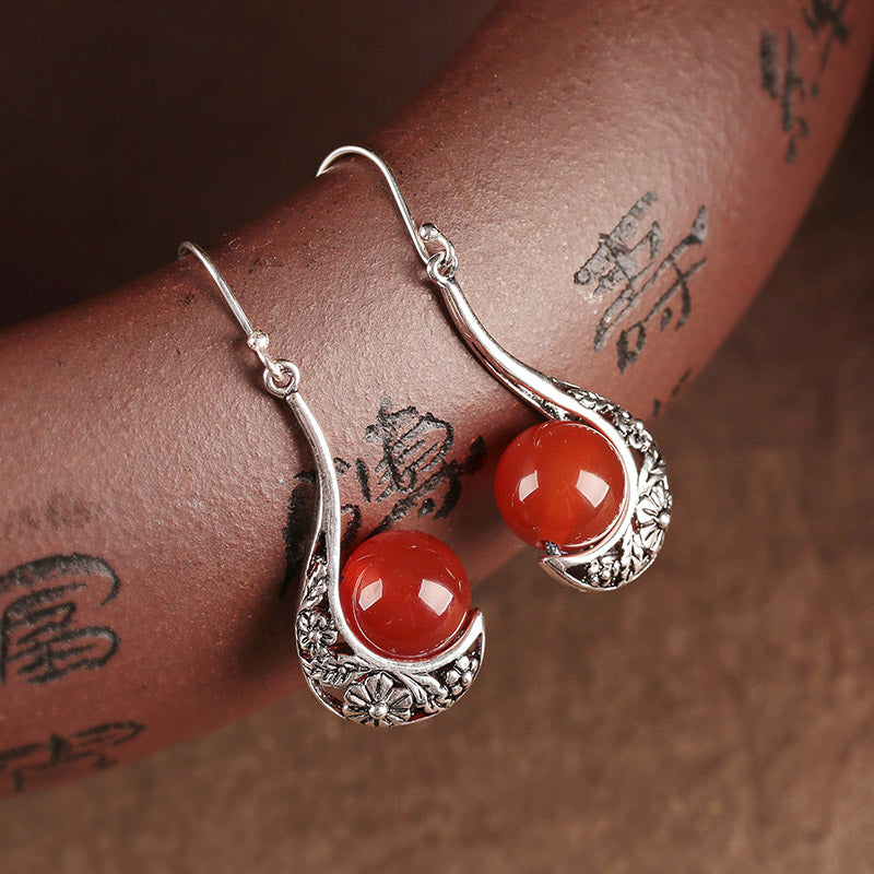 Antique Earrings Temperament Personality Versatile Pendant Simple And Generous Earrings