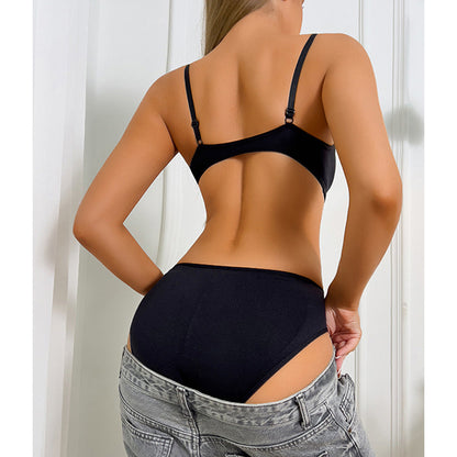 Backless Cami Jumpsuit Sexy Solid Color