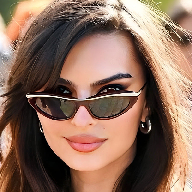Cat Eye Sunglasses Stylish UV400 Protection for Outdoor Activities
