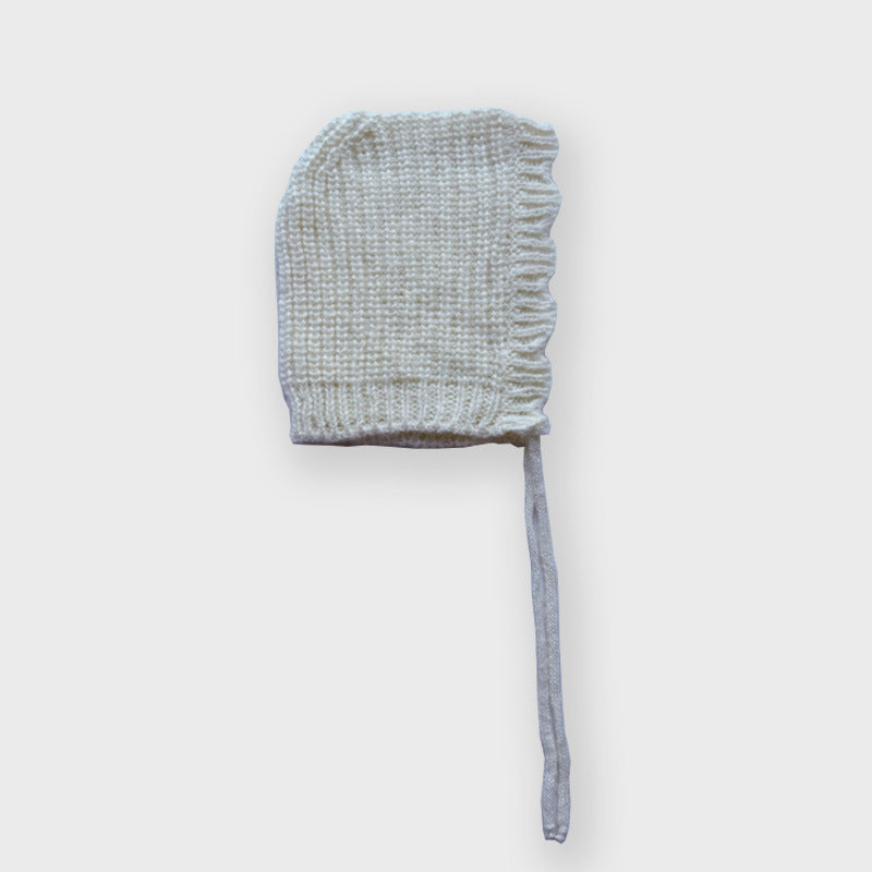 Women's Irregular Lace Knit Wool Beanie