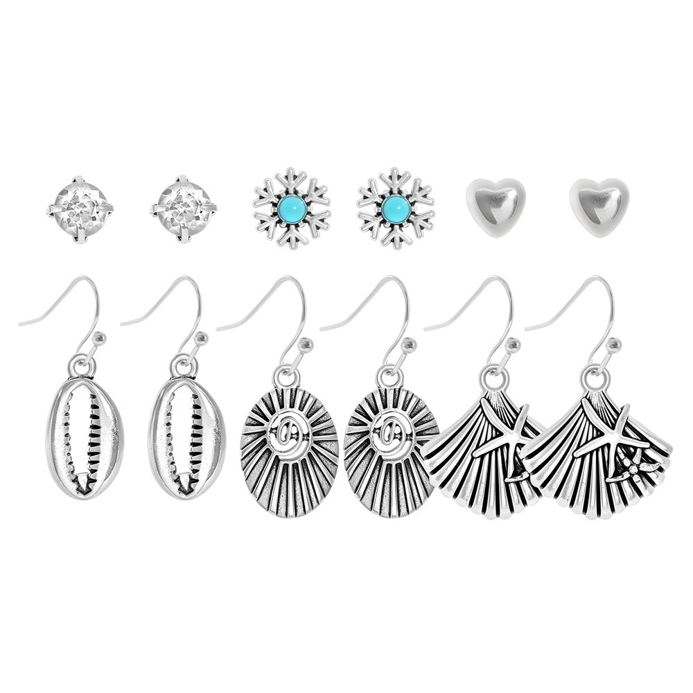 Bohemian Vintage Hollow Circle Earrings for Women