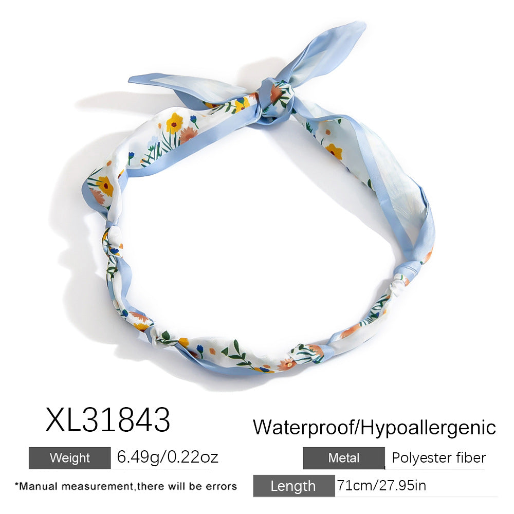 Stylish Floral Stainless Steel Necklace for Women