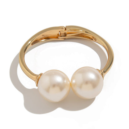 Stackable Geometric Waterdrop Alloy Bracelets Set