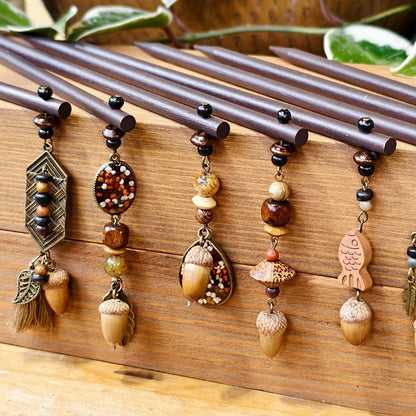 Vintage Floral Alloy Hair Stick Bohemian Headpiece