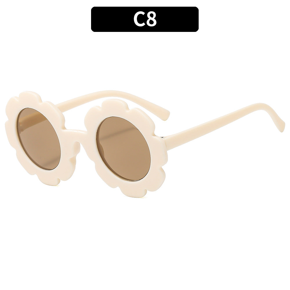 Colorful Children’s Classic Sunflower Sunglasses Cute UV Protection