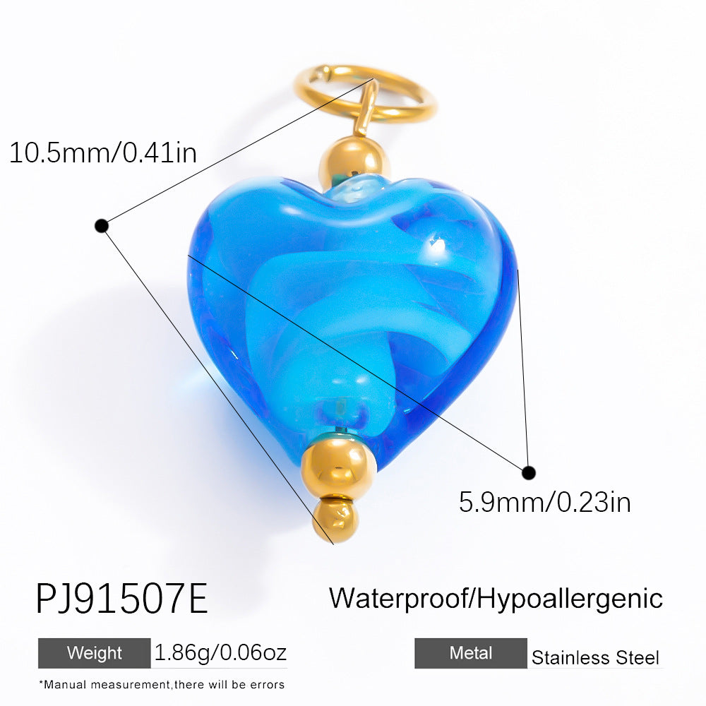 Fashionable DIY Jewelry Pendant Necklace Stainless Steel 18K Gold Plated
