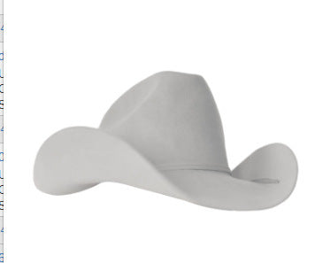 Trendy Wool Felt Cowboy Hat for Men
