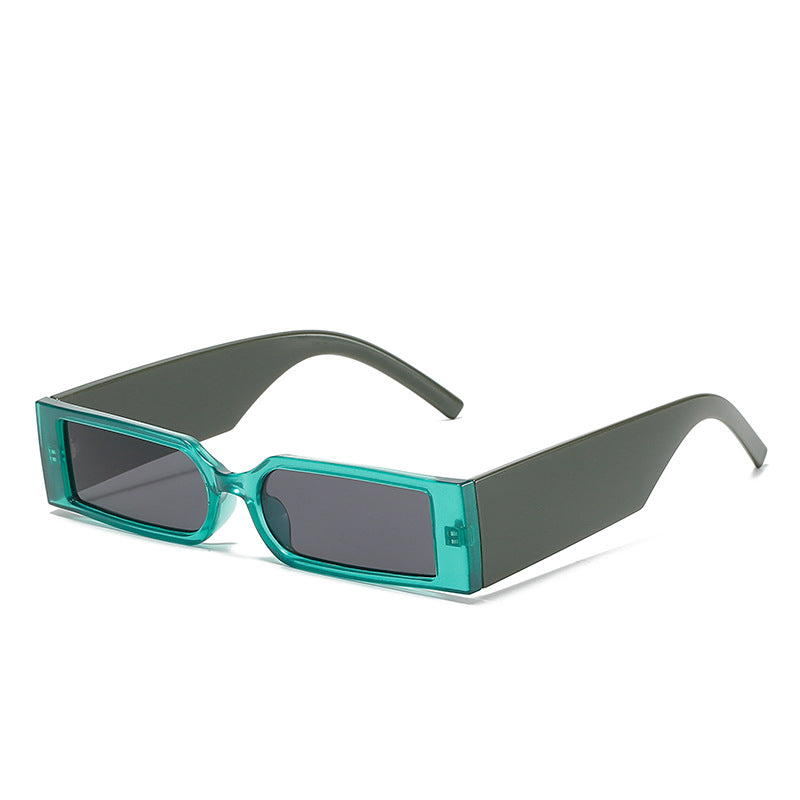 Trendy Rectangular Sunglasses for Women Fashionable Hip Hop Shades
