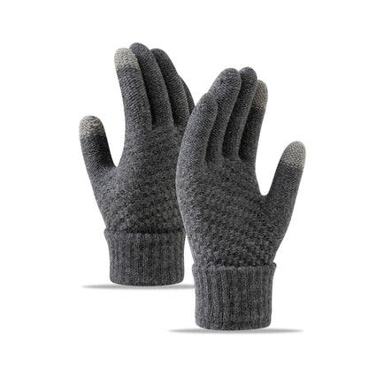 Winter Warm Knitted Touchscreen Gloves for Women