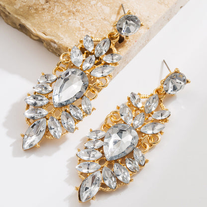 Vintage Water Drop Statement Earrings for Women