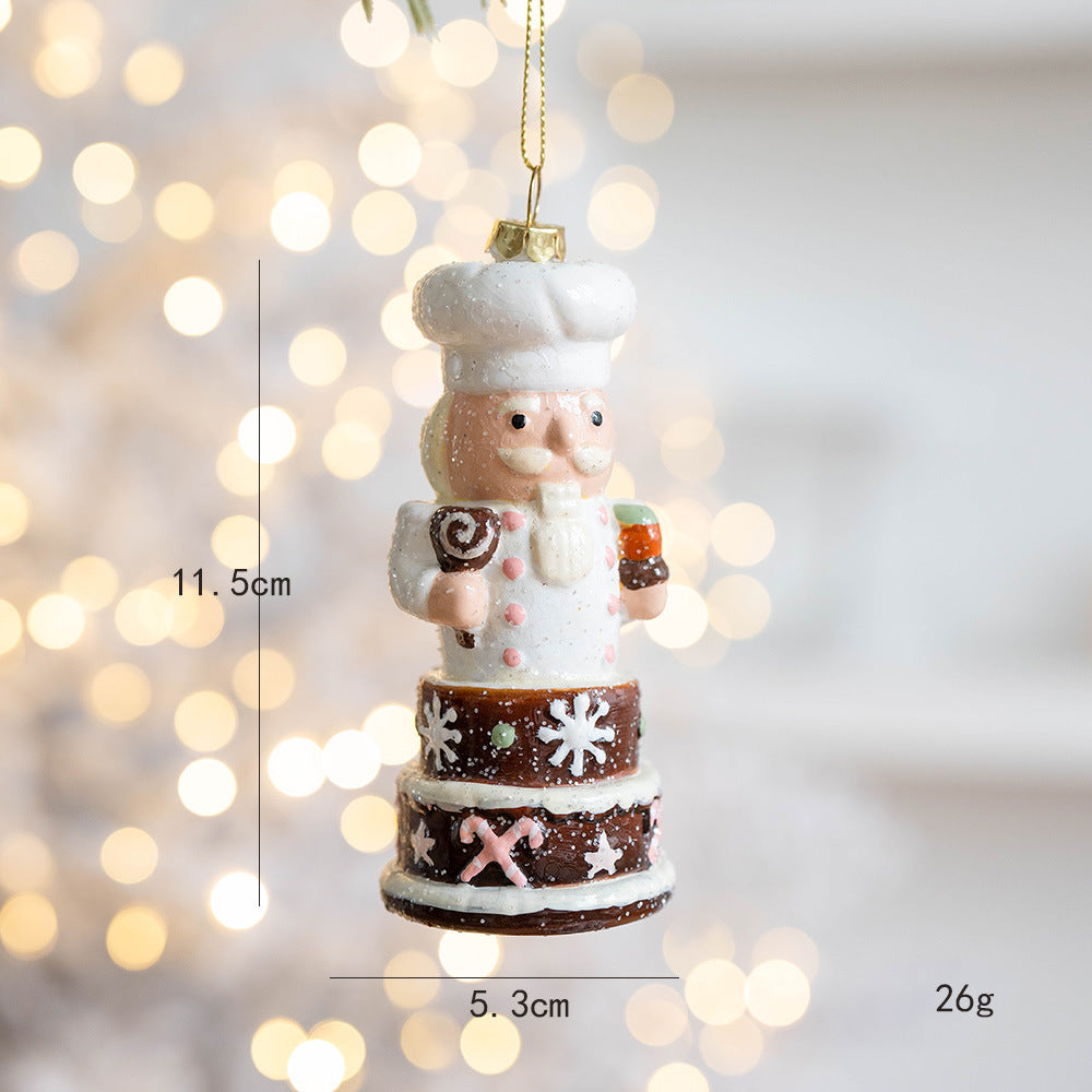 Cute Gingerbread Cookies Christmas Tree Hanging Ornament
