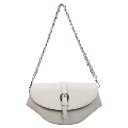Fashionable Saddle Bag with Chain Strap