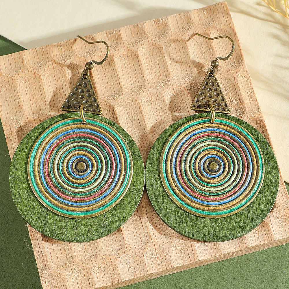 Trendy Tassel Drop Earrings Vintage Boho Statement Jewelry