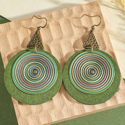 Trendy Tassel Drop Earrings Vintage Boho Statement Jewelry