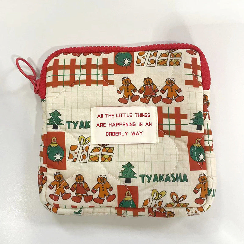Cute Portable Makeup Bag Zip Pouch Organizer
