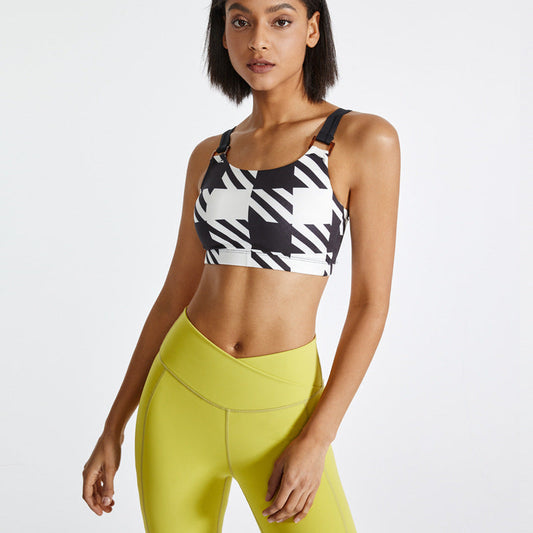 Spring And Summer New Sports Underwear Women'S Nude Feeling Gathering Beautiful Back Fitness Running Yoga Bra