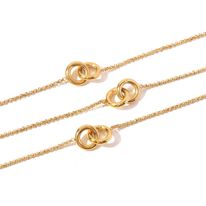 Loop Pendant Simple Elegant Necklace