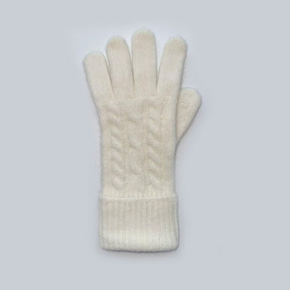 Chunky Knit Touchscreen Gloves Warm Winter Fashion