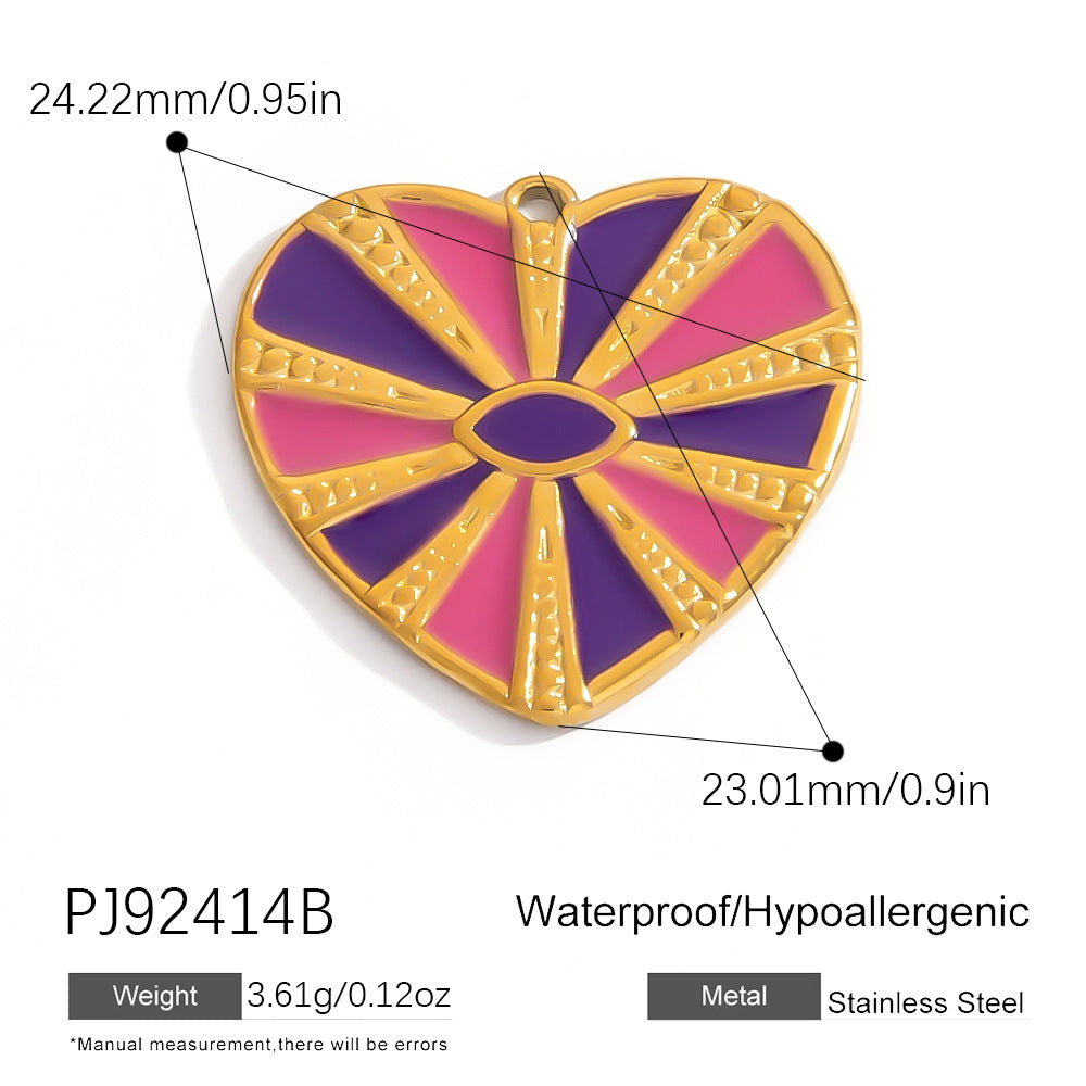 Rainbow Unicorn Stainless Steel DIY Pendant Jewelry for Bracelets and Necklaces