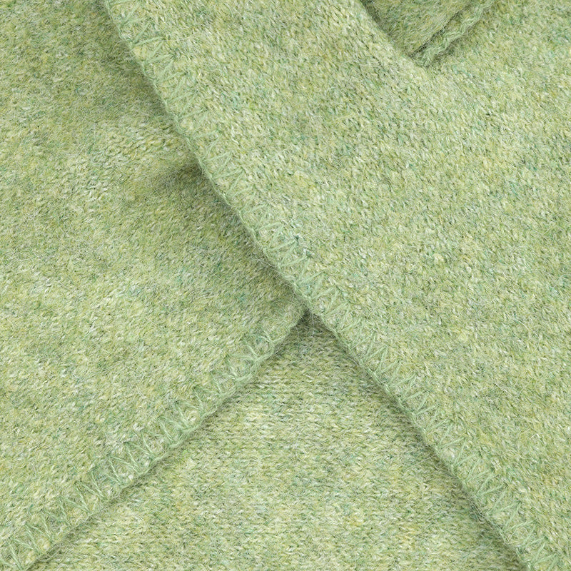 Winter Knit Wool Solid Color Triangle Scarf