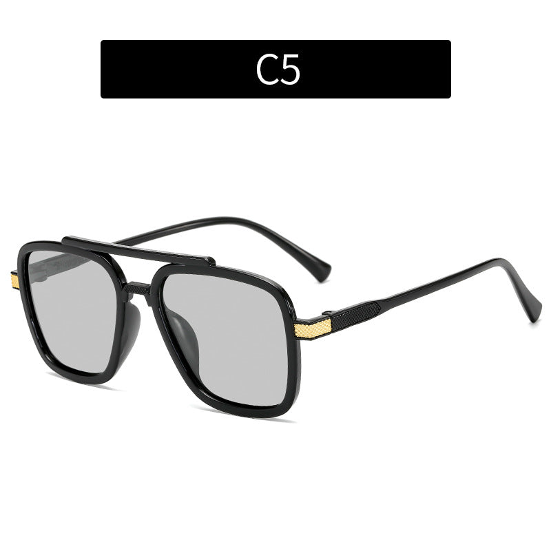 Trendy Color-Changing Sunglasses with Full Frame