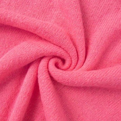 Pastel Color Knit Cardigan Women Comfortable Casual Sweater